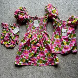 Mommy and Daughters Matching Dresses